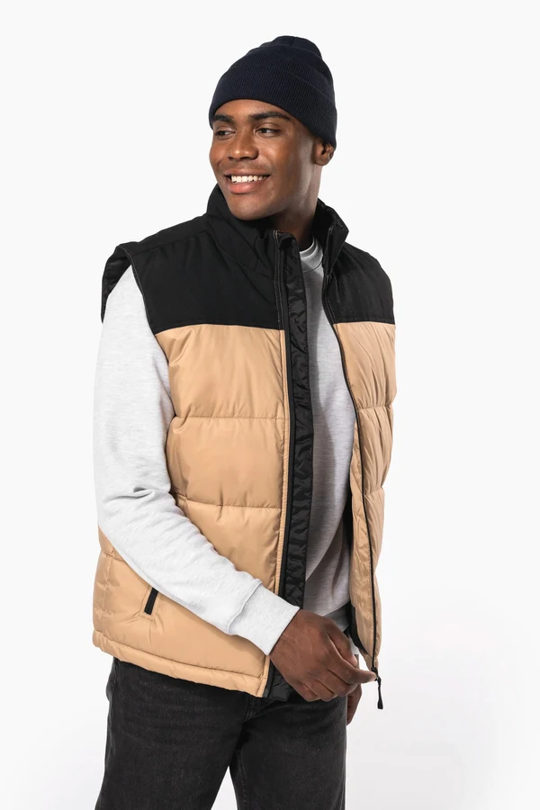 Gesteppter Unisex-Bodywarmer in zwei Farbtönen