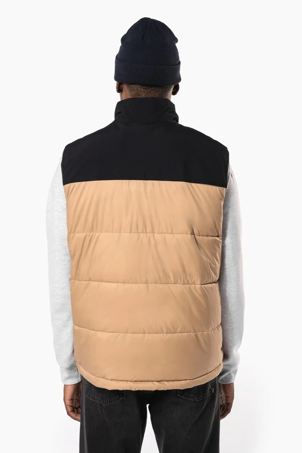 Gesteppter Unisex-Bodywarmer in zwei Farbtönen