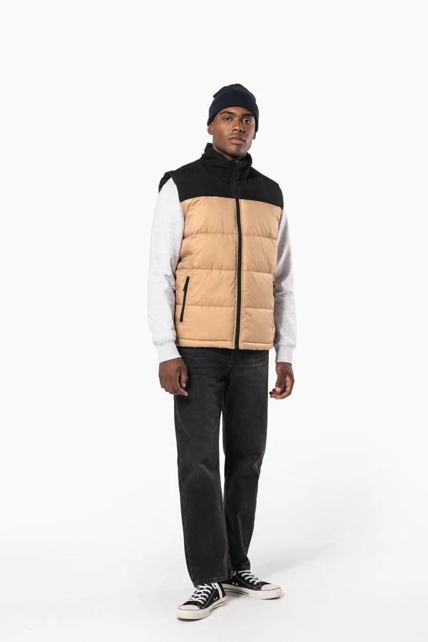 Gesteppter Unisex-Bodywarmer in zwei Farbtönen