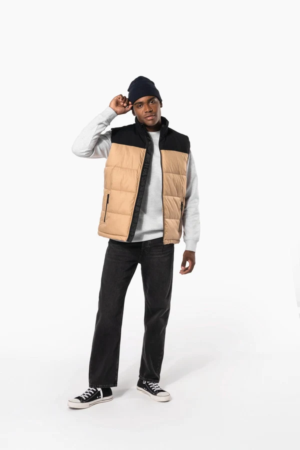 Gesteppter Unisex-Bodywarmer in zwei Farbtönen