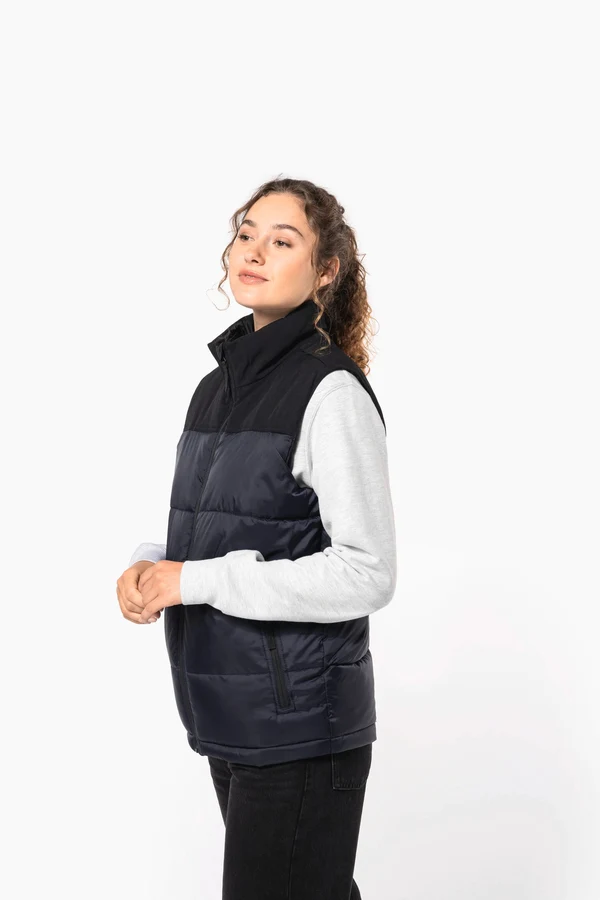 Gesteppter Unisex-Bodywarmer in zwei Farbtönen
