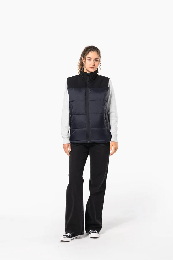 Gesteppter Unisex-Bodywarmer in zwei Farbtönen