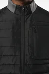 Jacke aus zwei Materialien für Herren
