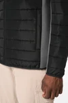 Jacke aus zwei Materialien für Herren