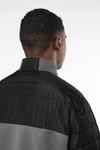 Jacke aus zwei Materialien für Herren
