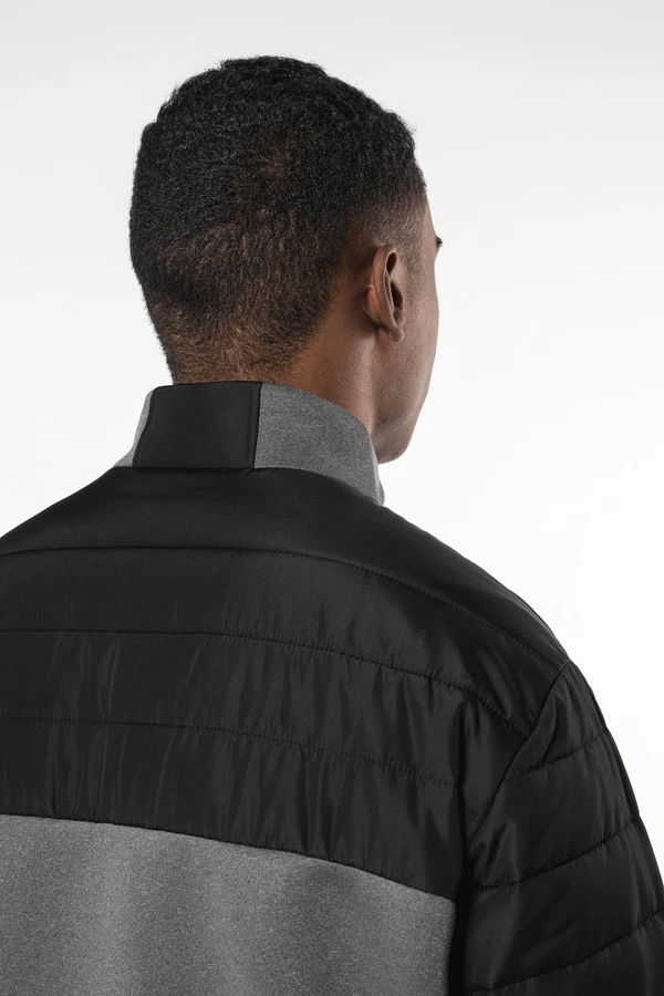 Jacke aus zwei Materialien für Herren