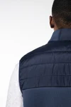 Bodywarmer aus zwei Materialien für Herren