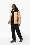 Unisex Steppparka mit Kapuze in zwei Farbtönen