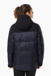 Unisex Steppparka mit Kapuze in zwei Farbtönen