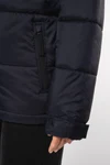 Unisex Steppparka mit Kapuze in zwei Farbtönen