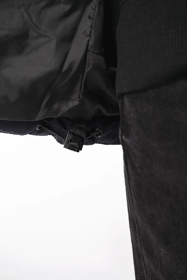 Unisex Steppparka mit Kapuze in zwei Farbtönen