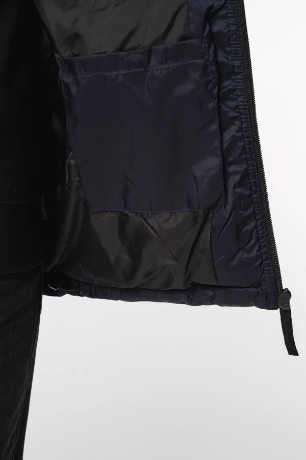 Unisex Steppparka mit Kapuze in zwei Farbtönen