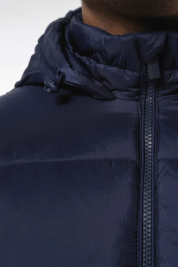 Recycelte Unisex-Ripstop-Jacke mit Kapuze