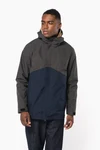 Wasserdichter 3-in-1-Unisex-Parka mit zweifarbiger Kapuze