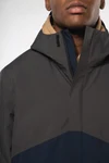 Wasserdichter 3-in-1-Unisex-Parka mit zweifarbiger Kapuze