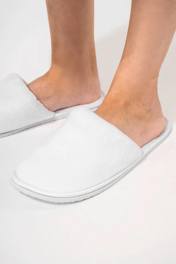 Unisex-Frottee-Hausschuhe