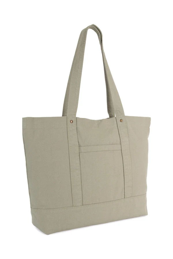 Große Shopping-Tasche mit Seitentasche