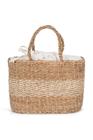 Jutetasche aus Seegras