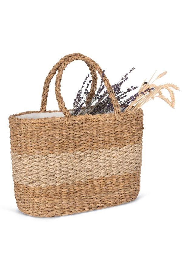 Jutetasche aus Seegras