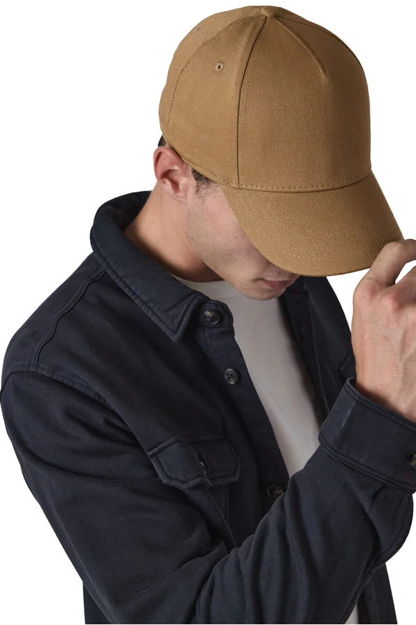 5-Panel-Kappe aus Bio-Baumwolle – K-up Gold Label