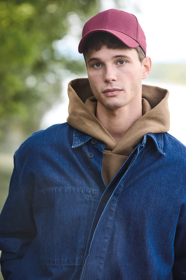 6-Panel-Kappe aus Bio-Baumwolle – K-up Gold Label