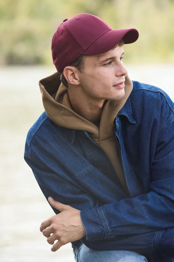 6-Panel-Kappe aus Bio-Baumwolle – K-up Gold Label