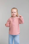 Fleece-Pulli für Kinder 1/4 Reißverschluss