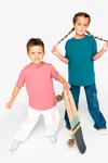 Umweltfreundliches T-Shirt mit hängenden Schultern für Kinder