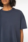 Ausgewaschenes umweltfreundliches Oversize-T-Shirt für Damen