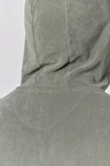 Umweltfreundliches Kapuzensweatshirt aus Frottee mit Reißverschluss für Herren