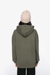 Umweltfreundliches Unisex Kapuzen-Sweatshirt mit hängenden Schultern aus gebürstetem Molton