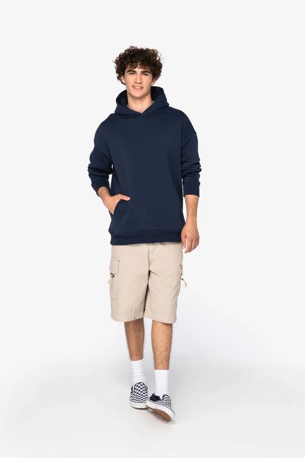 Umweltfreundliches Oversize Unisex-Kapuzensweatshirt