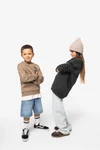 Umweltfreundliches Oversize Sweatshirt mit Rundhalsausschnitt für Kinder