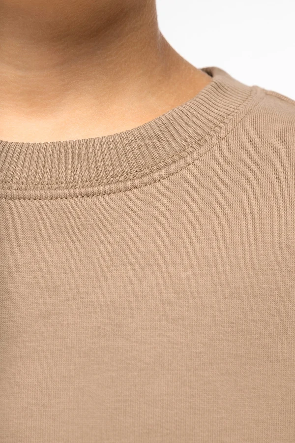 Umweltfreundliches Oversize Sweatshirt mit Rundhalsausschnitt für Kinder