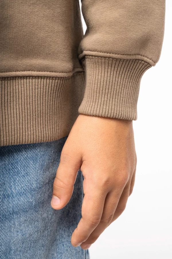 Umweltfreundliches Oversize Sweatshirt mit Rundhalsausschnitt für Kinder
