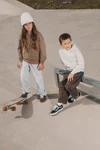 Umweltfreundliches Oversize Kapuzensweatshirt für Kinder
