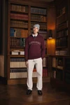 Umweltfreundliches Sweatshirt mit Stehkragen und Reißverschluss für Herren