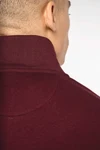 Umweltfreundliches Sweatshirt mit Stehkragen und Reißverschluss für Herren