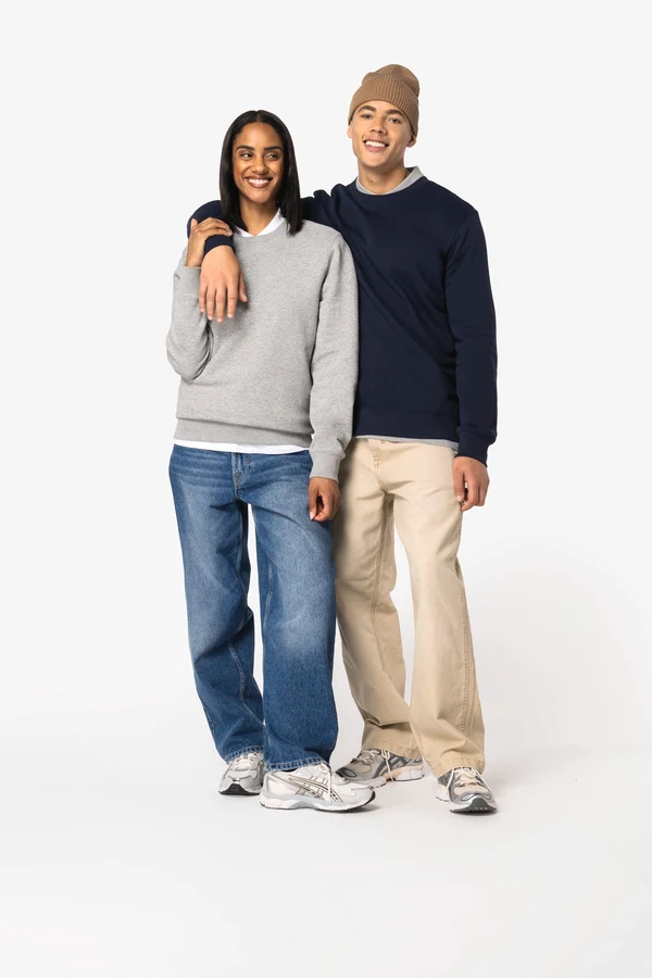 Umweltfreundliches Unisex-Sweatshirt mit Rundhalsausschnitt