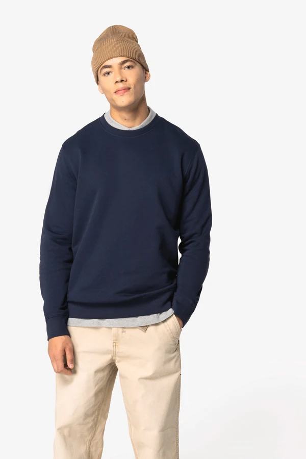 Umweltfreundliches Unisex-Sweatshirt mit Rundhalsausschnitt