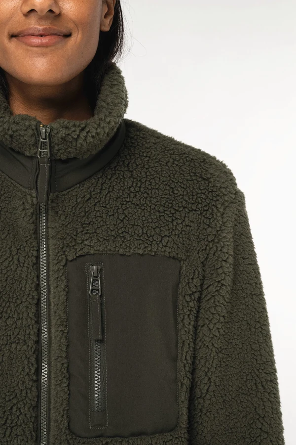 Umweltfreundliches Unisex Sherpajacke