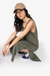Umweltfreundliches ausgewaschenes Jersey-Kleid für Damen