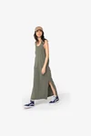 Umweltfreundliches ausgewaschenes Jersey-Kleid für Damen