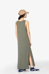 Umweltfreundliches ausgewaschenes Jersey-Kleid für Damen