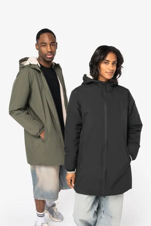 Umweltfreundliche Vollständige wasserdichte und gefütterte Sherpa Unisex-Jacke