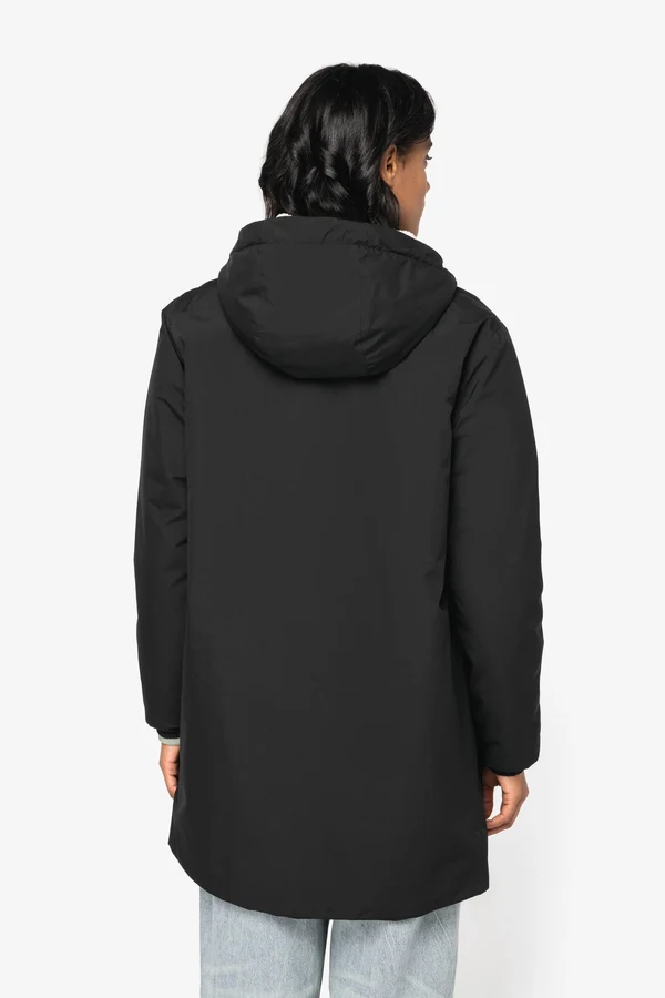 Umweltfreundliche Vollständige wasserdichte und gefütterte Sherpa Unisex-Jacke