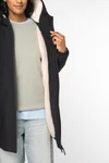 Umweltfreundliche Vollständige wasserdichte und gefütterte Sherpa Unisex-Jacke