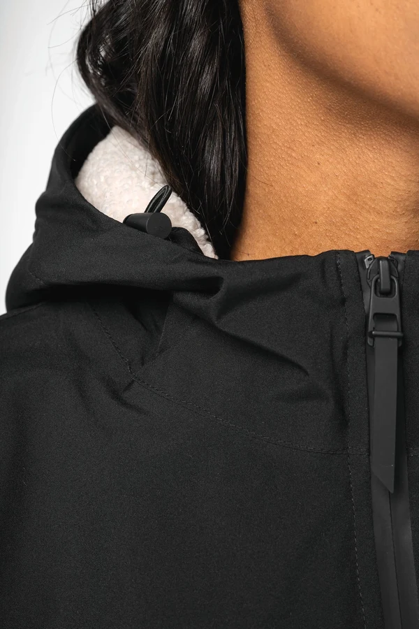 Umweltfreundliche Vollständige wasserdichte und gefütterte Sherpa Unisex-Jacke