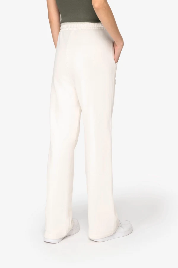 Umweltfreundliche weite Jogginghose aus French Terry für Damen