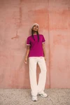 Umweltfreundliche weite Jogginghose aus French Terry für Damen
